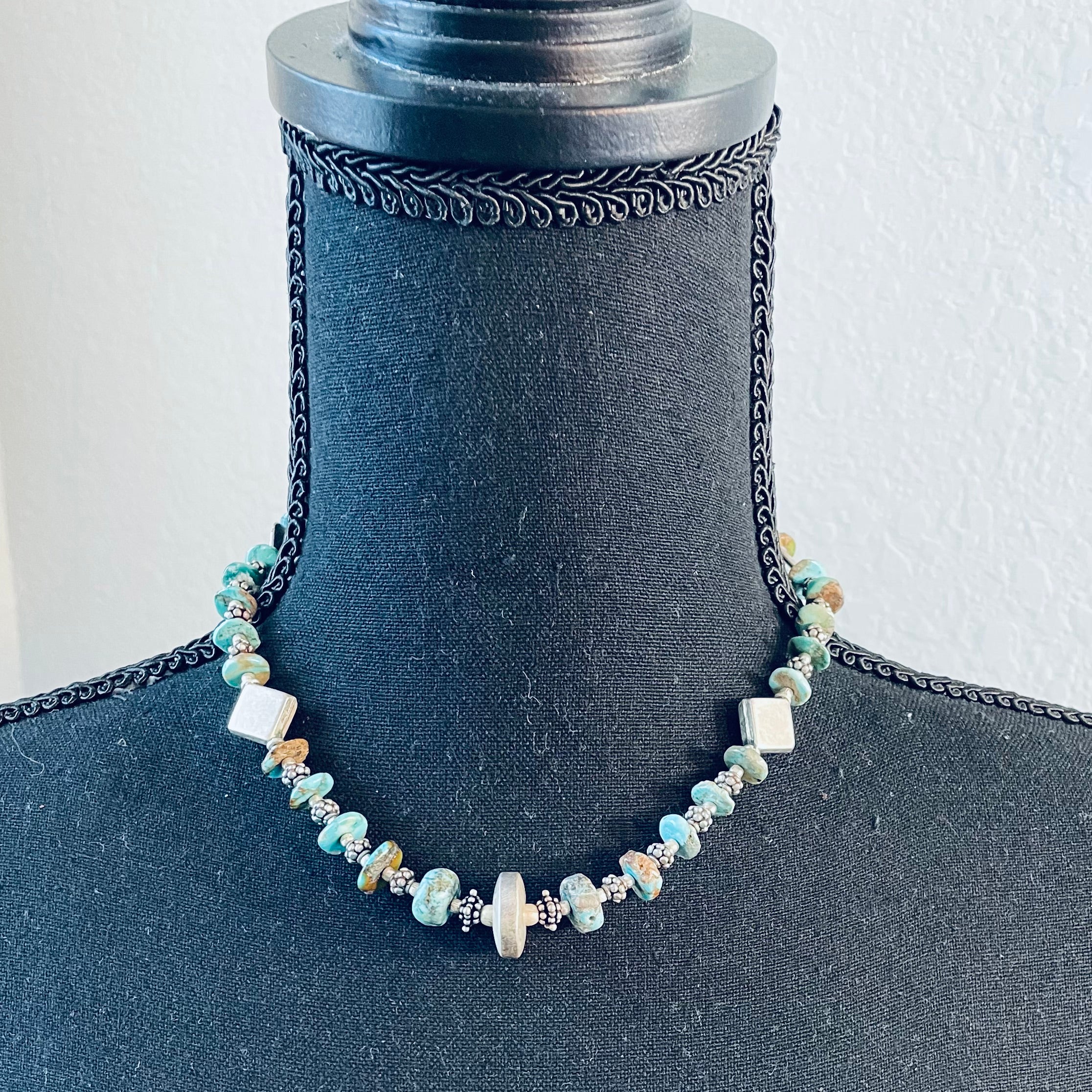 Silver and Turquoise Necklace