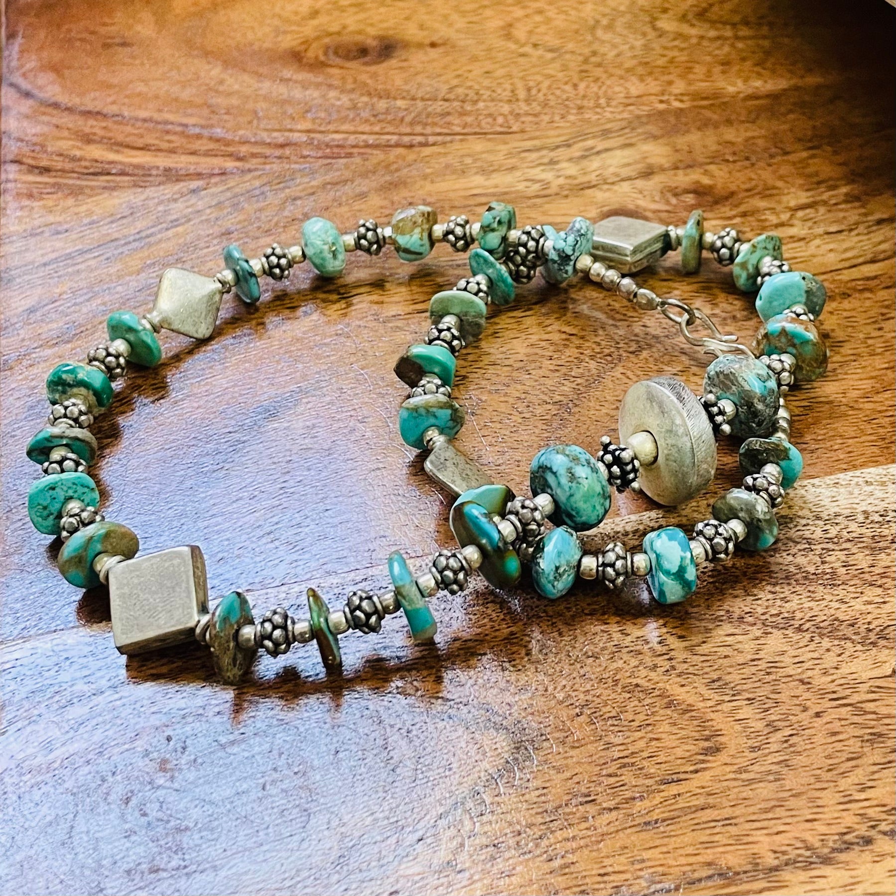 Silver and Turquoise Necklace