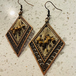 Load image into Gallery viewer, Tribal Earring and Necklace Set
