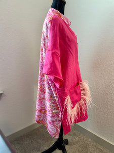 Pink Valentino Shirt Dress